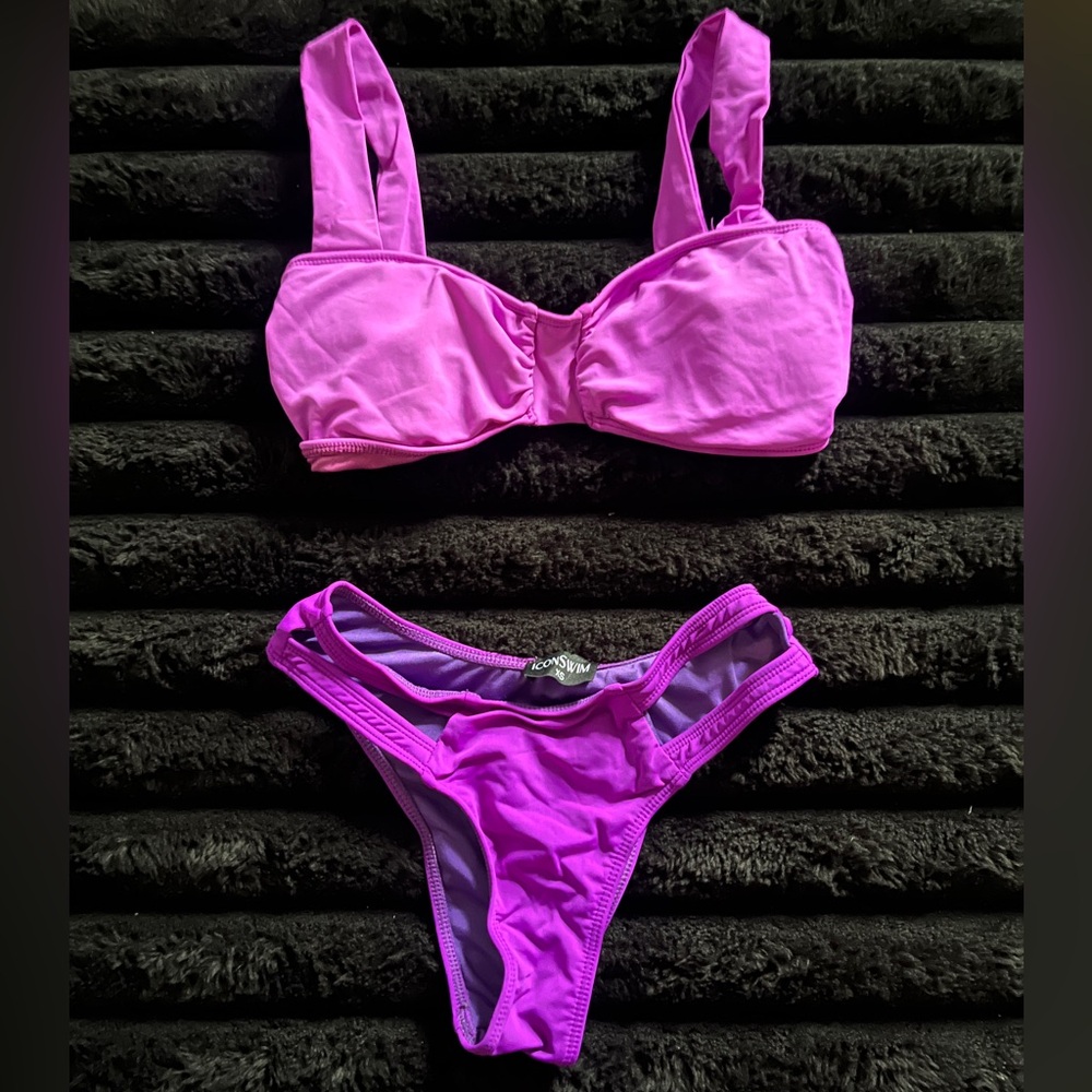 Two tone bikini set
